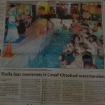 sheila laat zwemmers in graaf ottobad watertanden